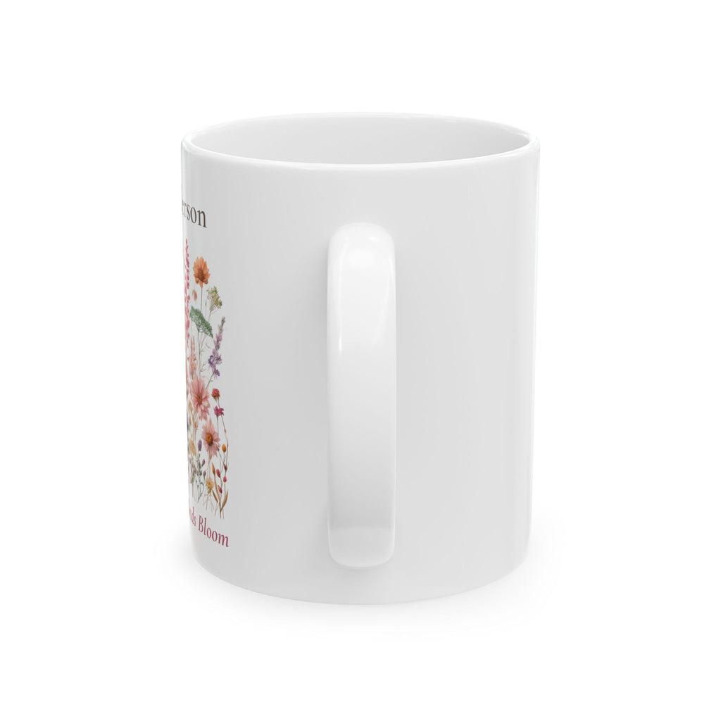 Teacher Personalized Mug - Helping Little Minds Bloom