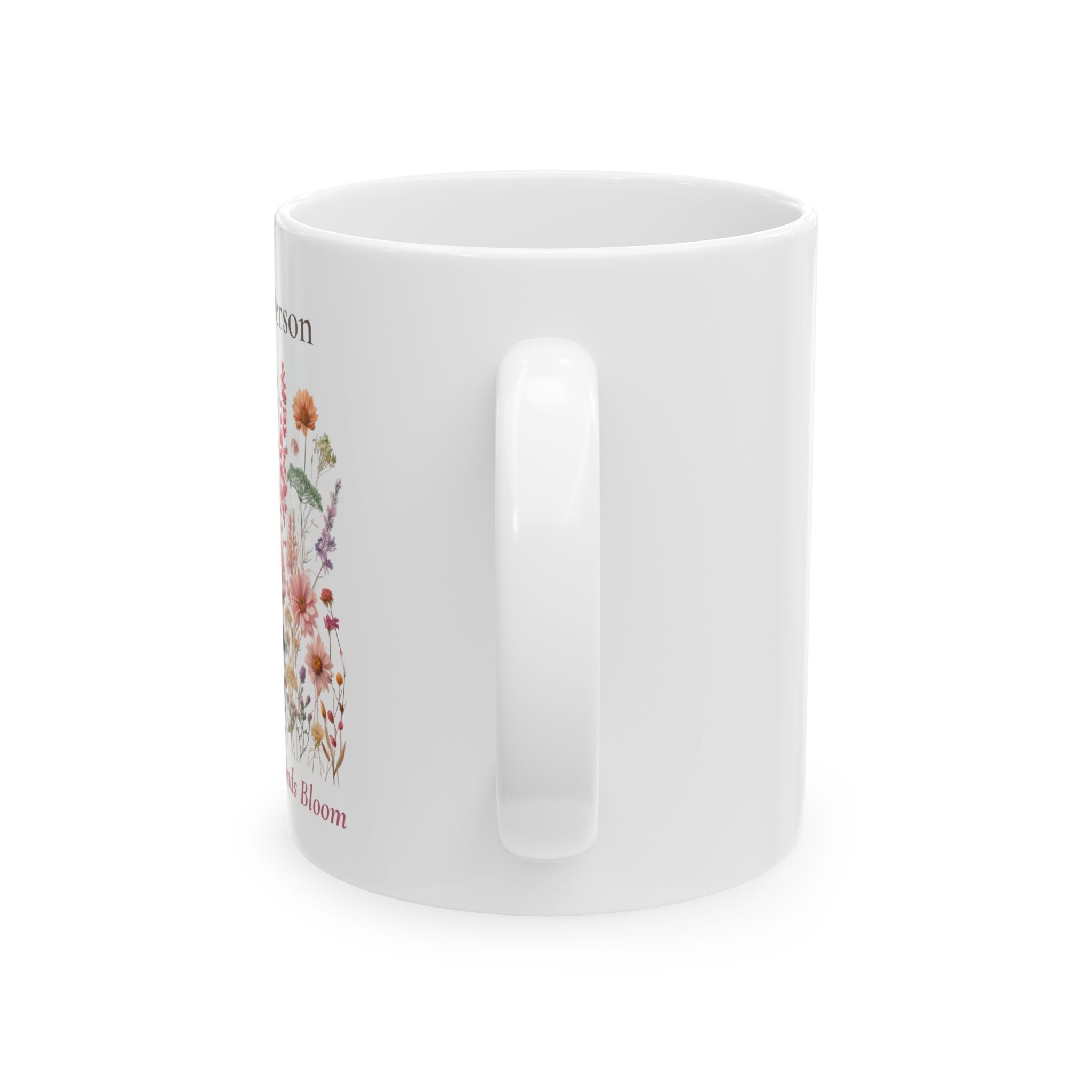 Teacher Personalized Mug - Helping Little Minds Bloom