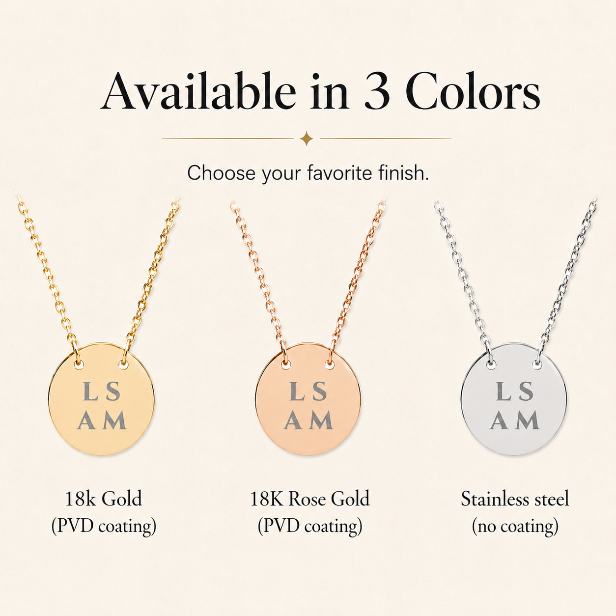 Delicate personalized name necklace displayed in lifestyle setting showing custom spacing text