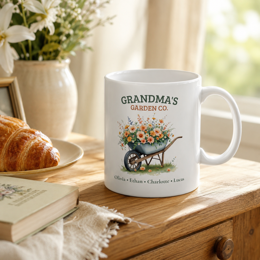 Grandma's Garden Co. Personalized Mug