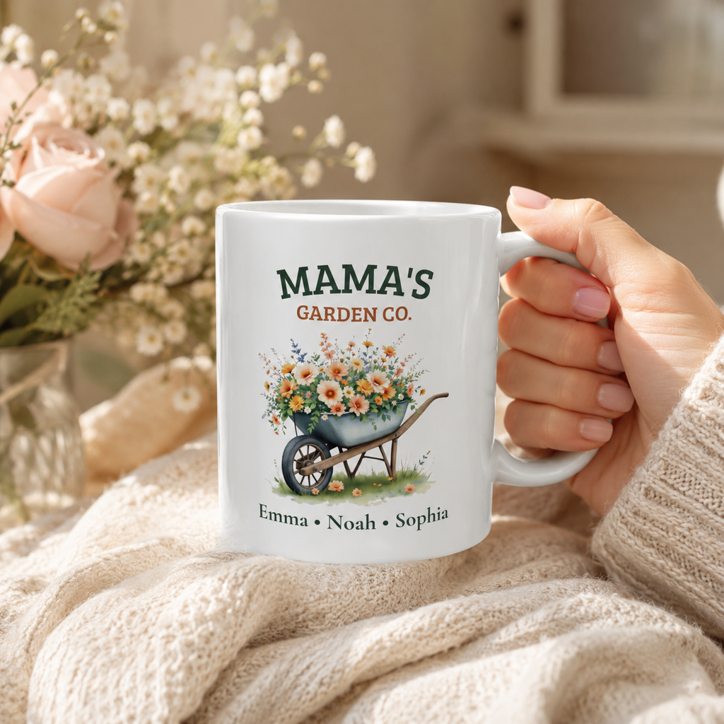 Mama's Garden Co. Personalized Mug