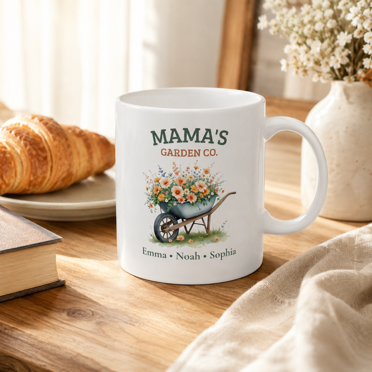 Mama's Garden Co. Personalized Mug