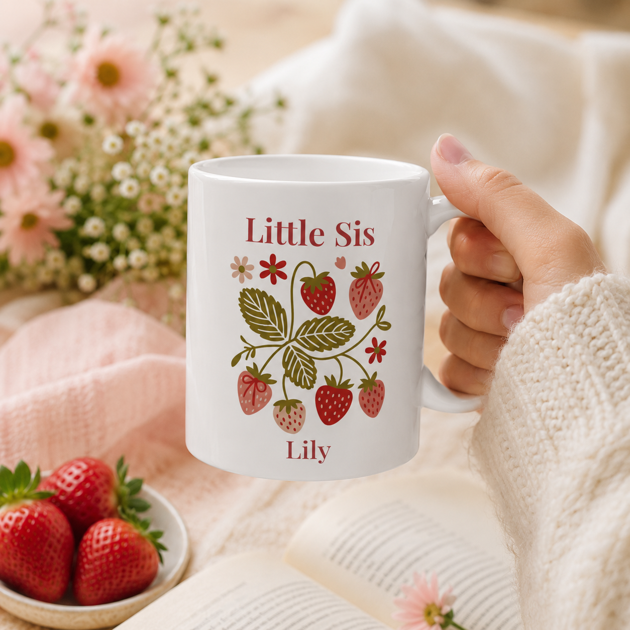 Little Sis Personalized Mug