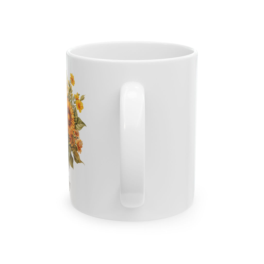 Personalized Sunflower Mug with Name
