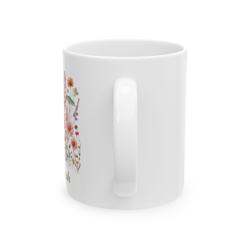 Personalized Wildflower Mug with Name