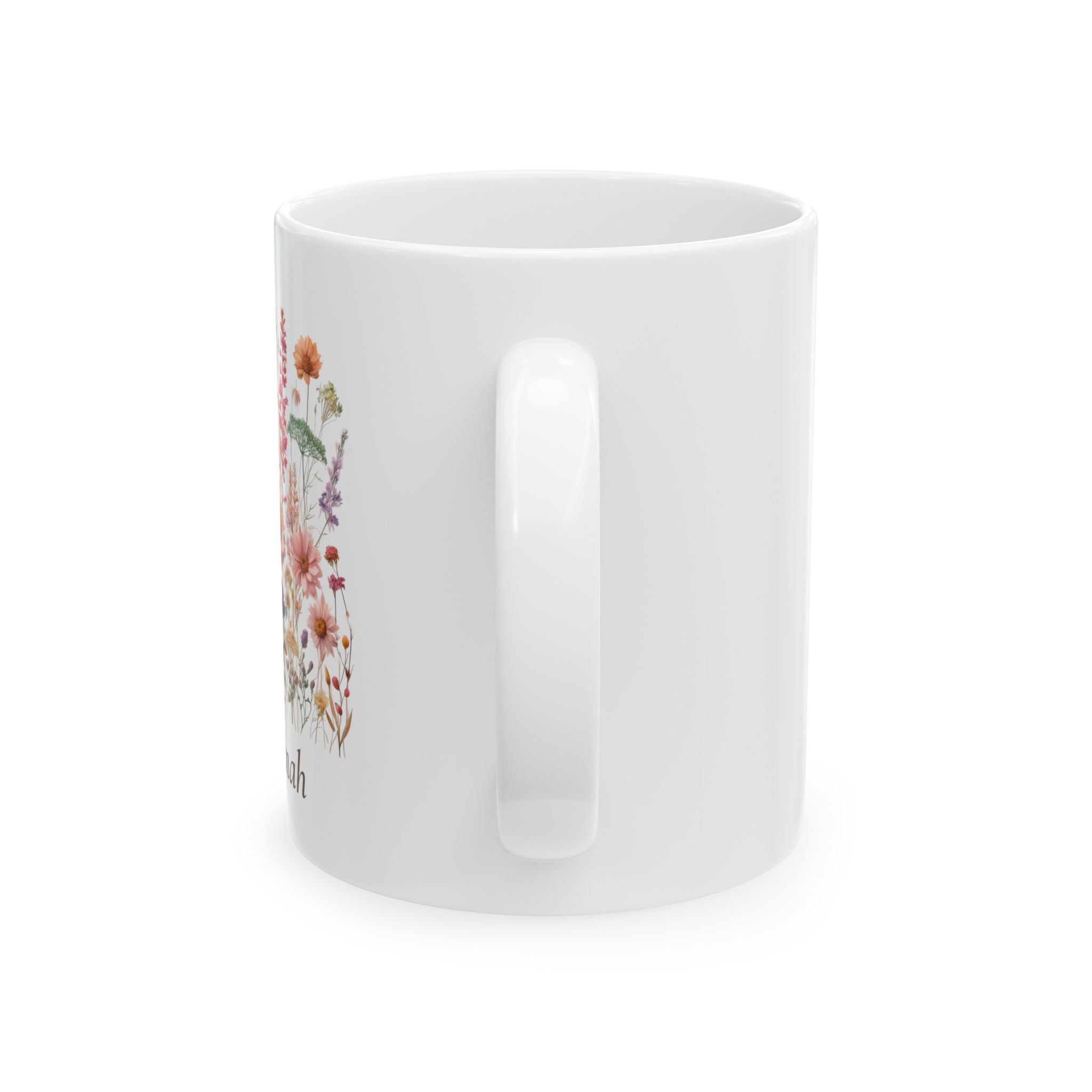 Personalized Wildflower Mug with Name