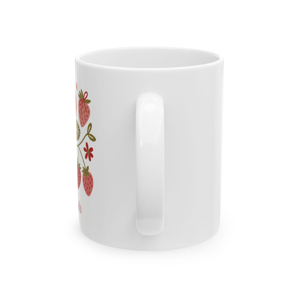 Personalized Strawberry Mug with Name