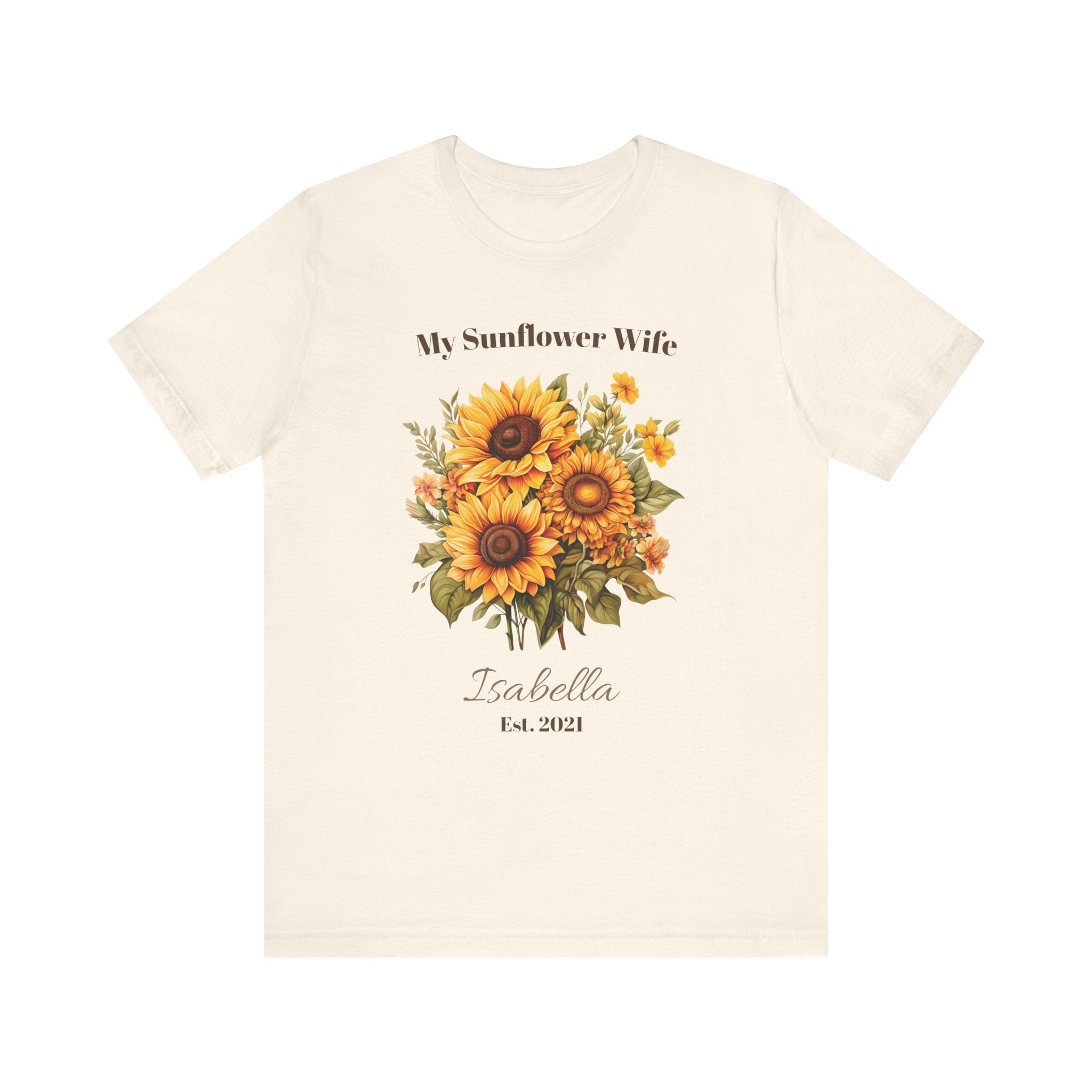 Personalized My Sunflower Wife T-Shirt