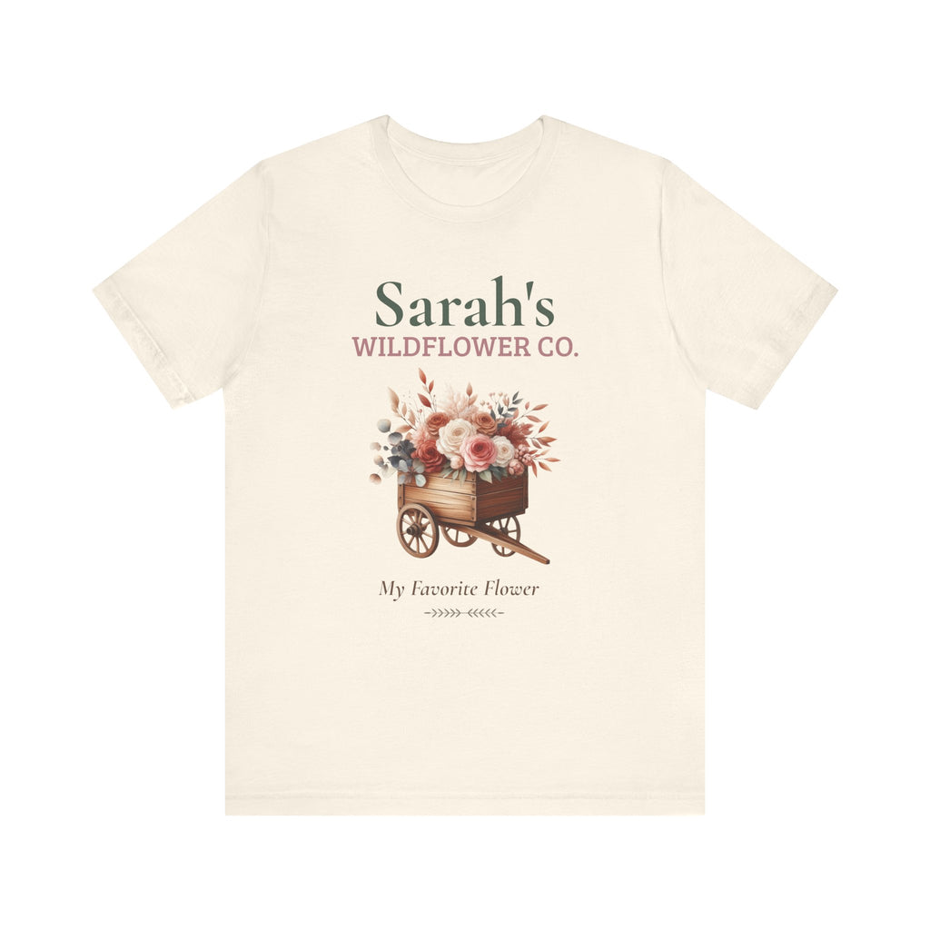 Personalized Wildflower Co. 'My Favorite Flower' T-Shirt