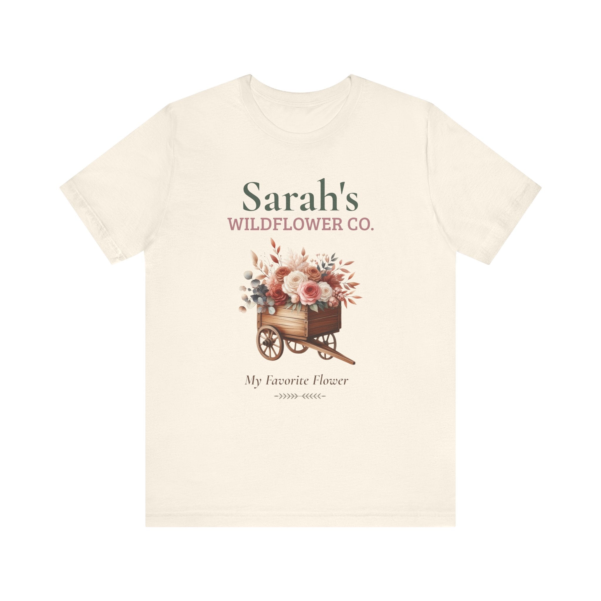 Personalized Wildflower Co. 'My Favorite Flower' T-Shirt