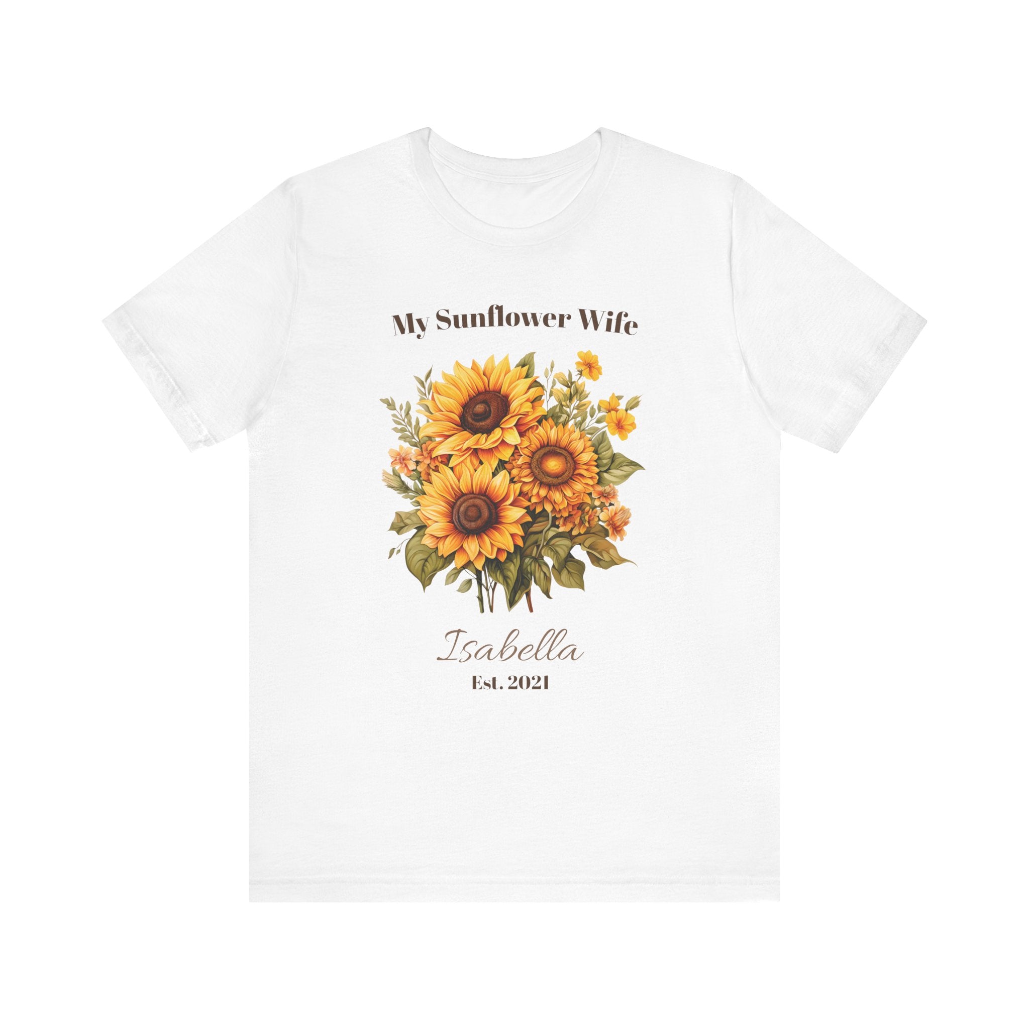 Personalized My Sunflower Wife T-Shirt