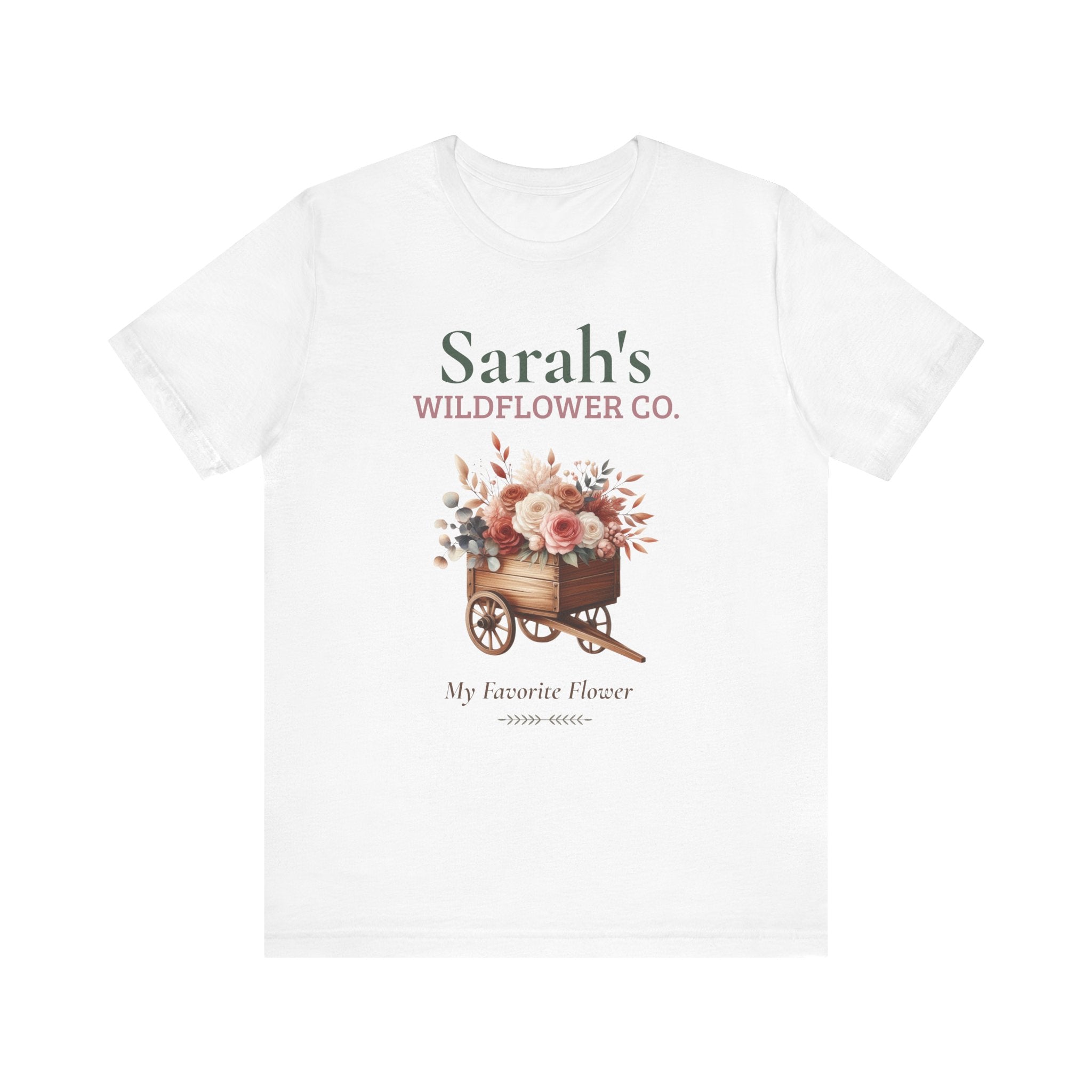 Personalized Wildflower Co. 'My Favorite Flower' T-Shirt