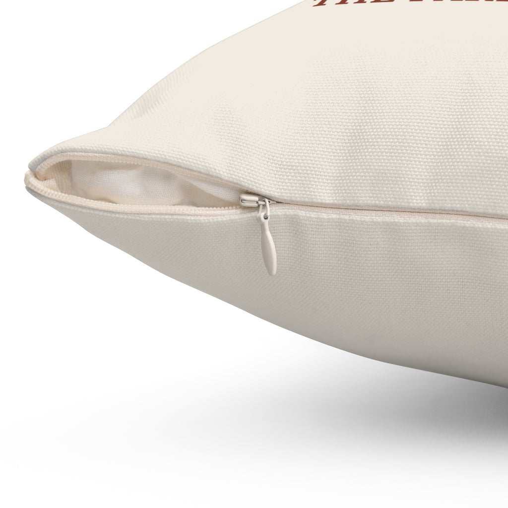 Cozy Season personalized pillow displayed in a fall home decor setting