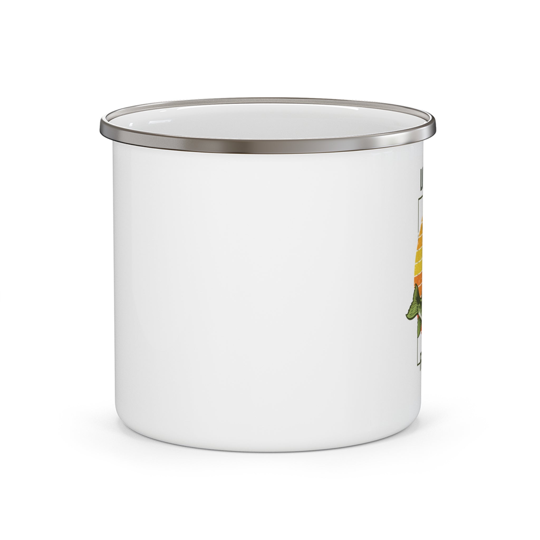 Fish Club personalized mug displayed by the lake or dock
