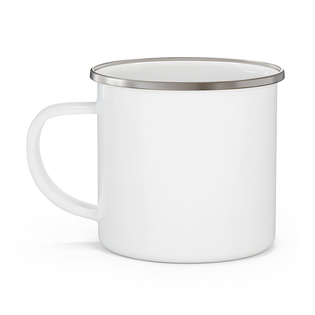 Grill Master mug size reference, 12 oz enamel camping mug