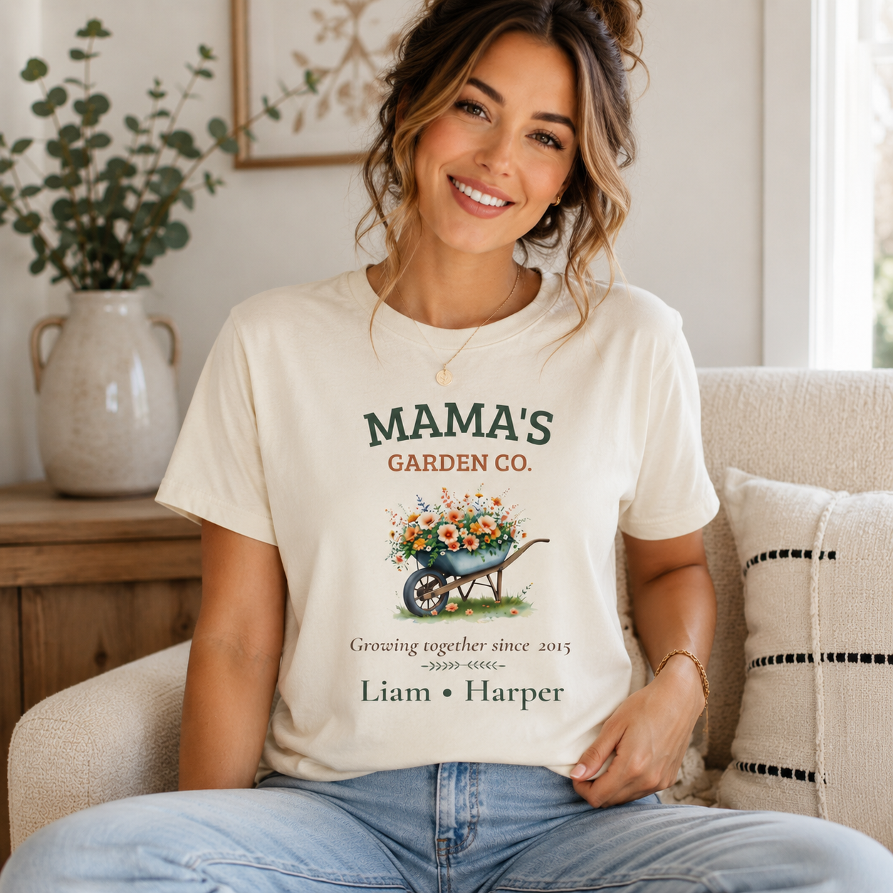 Mama's Garden Co. t-shirt size and fit guide