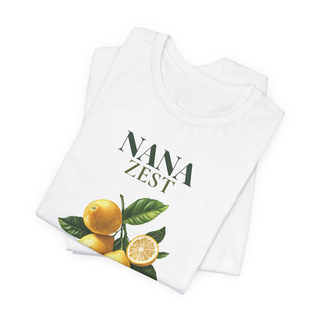 Close-up of the Nana Zest lemon print design